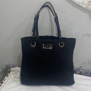 Kate Spade Black Quilted Tote